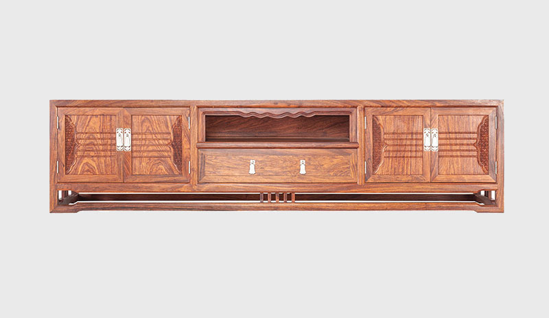 庆阳刺猬紫檀电视柜低柜现代中式全实木电视柜客厅高低柜