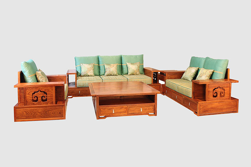 庆阳中式实木沙发简直太美了